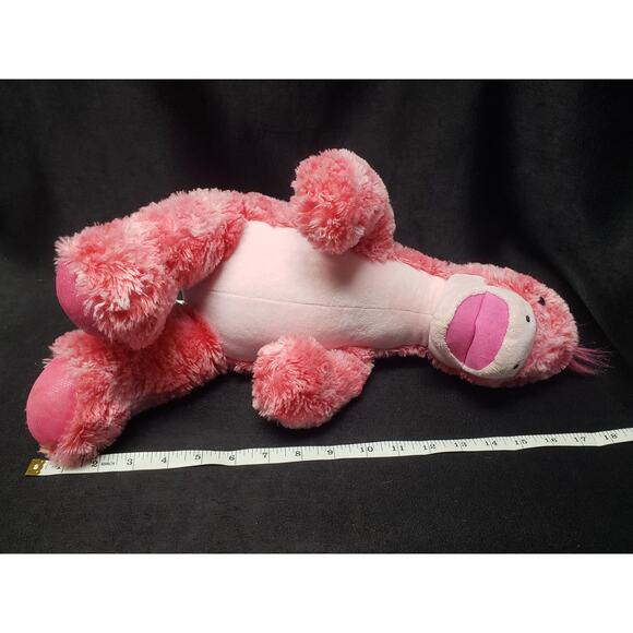 Build A Bear Pink Stegosaurus Dinosaur Softy Dino Plush Stuffed Animal BABW - Picture 8 of 9